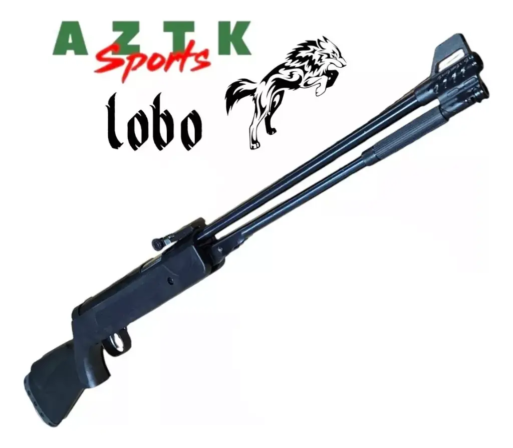 AZTK Rifle Resorte 5.5 mm LOBO CaÃ±Ã³n Fijo 650 FPS