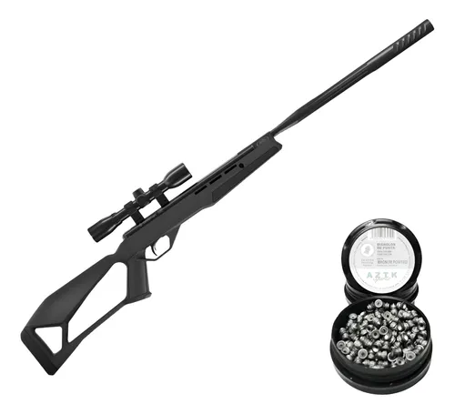 Rifle Crosman Fire 4.5 Nitro Piston Caceria 4x32 Y Diabolos