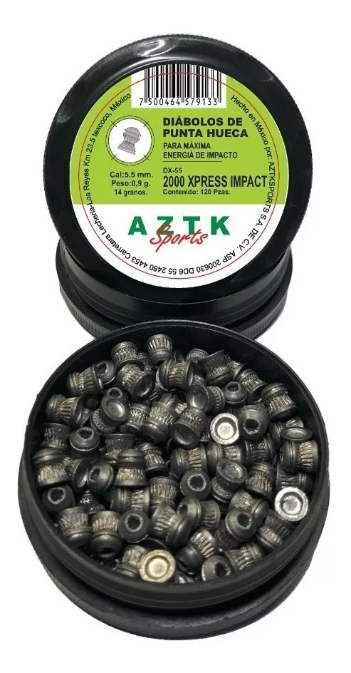 AZTK Diábolo Express 5.5 mm XPRESS IMPACT Estuche 120 piezas