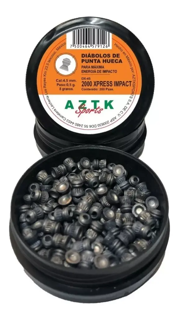 AZTK Diábolo Express 4.5 mm XPRESS IMPACT Estuche 120 piezas