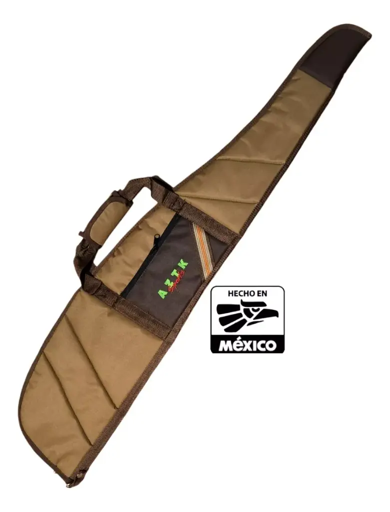 AZTK Funda Rifle KAKI / café oscuro Estándar de 116 cm