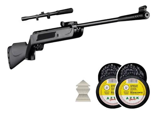 [KT.LB600_55.6031420.02.DPM_55] Rifle Aztk Zorro 5.5 + Mira Telescopica 4x20 + 240 Diabolos