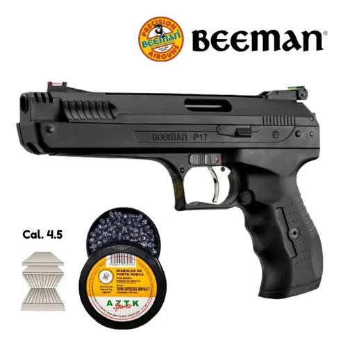 [KT.2004_45.DPX_45] Pistola Nitro Piston Beeman P17 + Diabolos 4.5mm