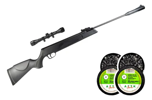 [KT.GR1000WRAIL_55.6032432.02.DPX_55] Rifle Aztk Black Scorpion Nitro Pistón + Mira 4x32 900 Fps