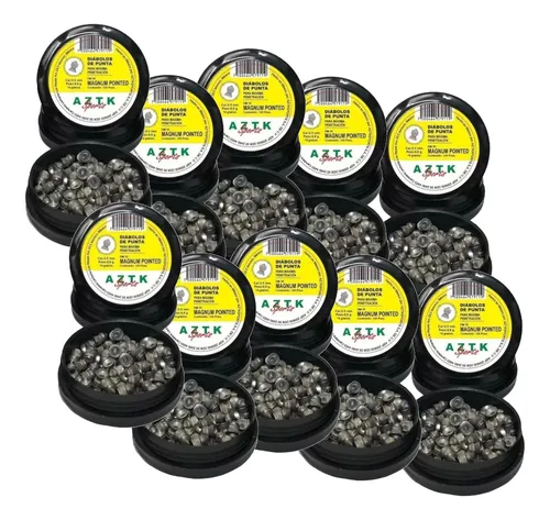 [KT.10.DPM_55] Diábolos Cal. 5.5 Aztk Magnum Punta 10 / 1200 Piezas