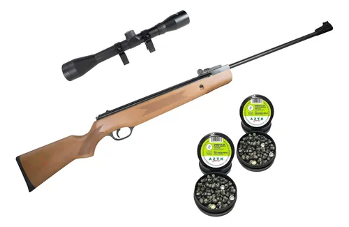 [KT.B11_55.6032432.02.DPX_55] Rifle Aztk Jaguar 5.5mm 850 Fps + Mira + Diabolos