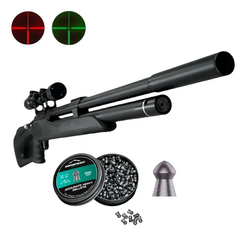 [KT.M25_55.60403940.AHP213_55] Rifle Pcp Aztk Kong Regulado + Mira + Diabolos 5.5