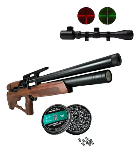 [KT.P35X_55.60403940WL.AHP213_55] Rifle Pcp Aztk Megalodon 5.5 Altaprecisión + Diabolos + Mira