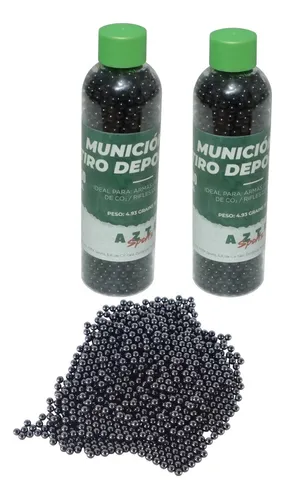 [KT.02.AZ006B_45] Balines Munición De Acero Negra 4.5mm 3000 Pzs Premium
