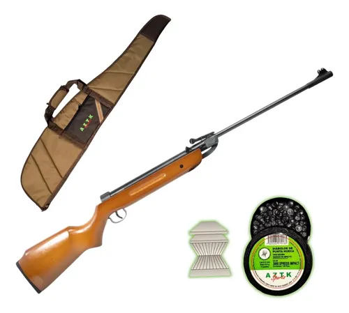 [KT.B2-4_55.FER001K.02.DPX_55] Rifle Mapache Aztk 5.5mm 600 Fps + Diabolos + Funda