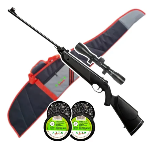 [KT.2063_55.FER001N.6032432.02.DPX_55] Kit Rifle Marksman 2063 5.5 + 4x32 + Diabolos Y Funda Aztk