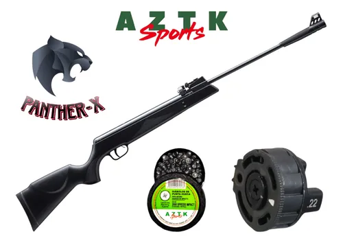 [KT.GR1000X_55.DPX_55] Rifle Panther-x Aztk Nitro Piston Con Cargador De 12 Tiros