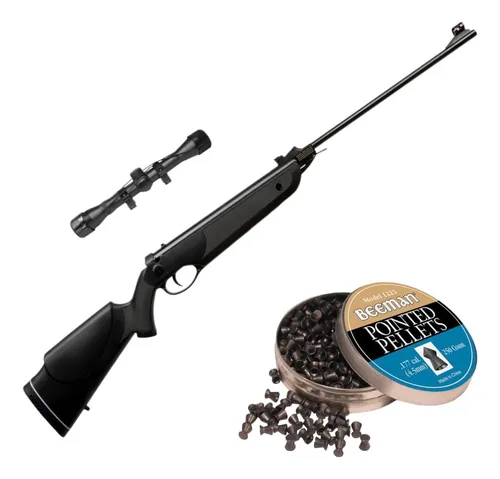 [KT.2063_4.5.6032432.1225_45] Rifle Beeman / Marksman 2063 4.5mm + Mira 4x32 + Diabolos