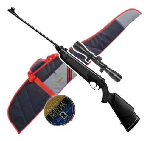 [KT.2063_45.FER001N.6032432.DPM_45] Rifle Marksman Beeman 2063 4.5 + Funda + 200 Diabolos + Mira