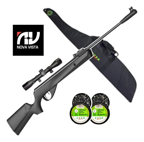 [KT.BB15_55.FR48BN.6032432.02.DPX_55] Kit Rifle Nova Vista Nitropiston Alta Potencia + Mira +funda