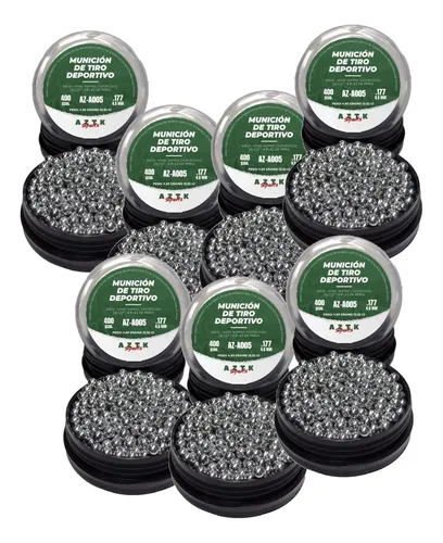 [KT.07.AZ004P_45] Balines Acero 4.5mm Para Tiro Deportivo Aztk, 7-pack, 2800