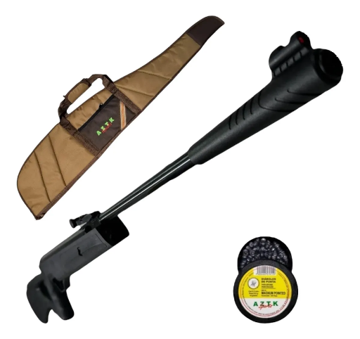 [KT.GR800S_55.FER001K.DPM_55] Rifle Nitro Pistón Aztk Murciélago 5.5mm + Funda + Diabolos