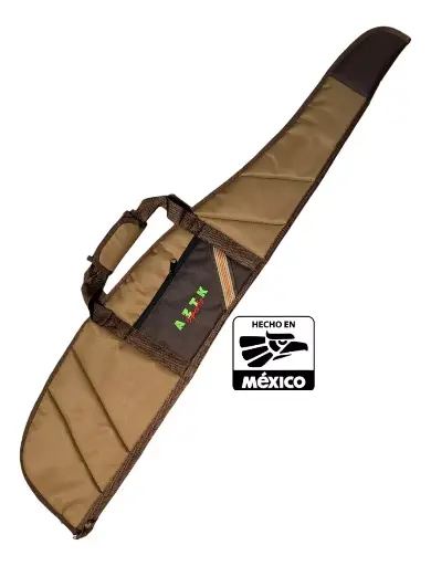 [FG1AZ.FER001K] AZTK Funda Rifle KAKI / café oscuro Estándar de 116 cm